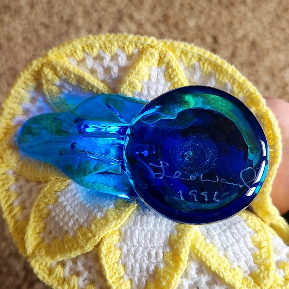 1996 Signed Leo Ward Blue Bird of Happiness - Picture 5 of 5